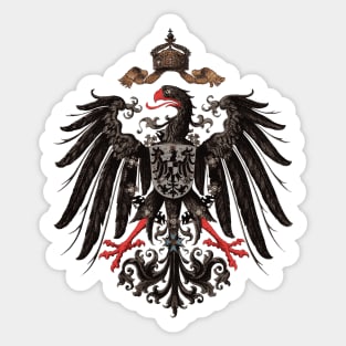 German Empire Imperial Eagle Sticker